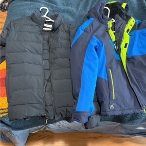 2 winter coats Calvin Klein medium puffer boys xl zero exposure